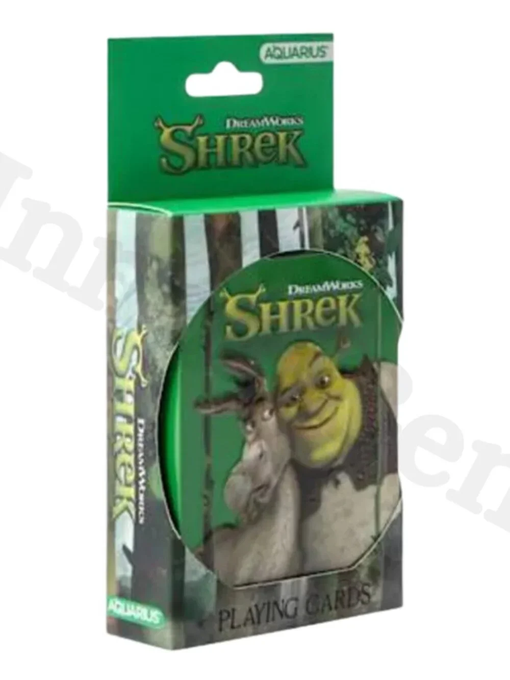 Aquarius DreamWorks Shrek Playing Cards Deck with Metal Storage Tin Green NWB